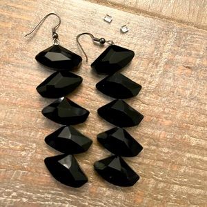 Beautiful Black Earrings